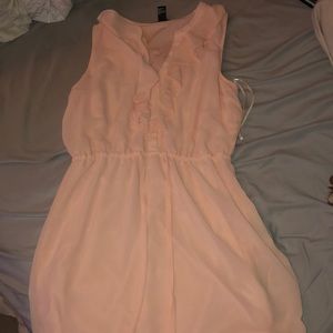 pink colored dress